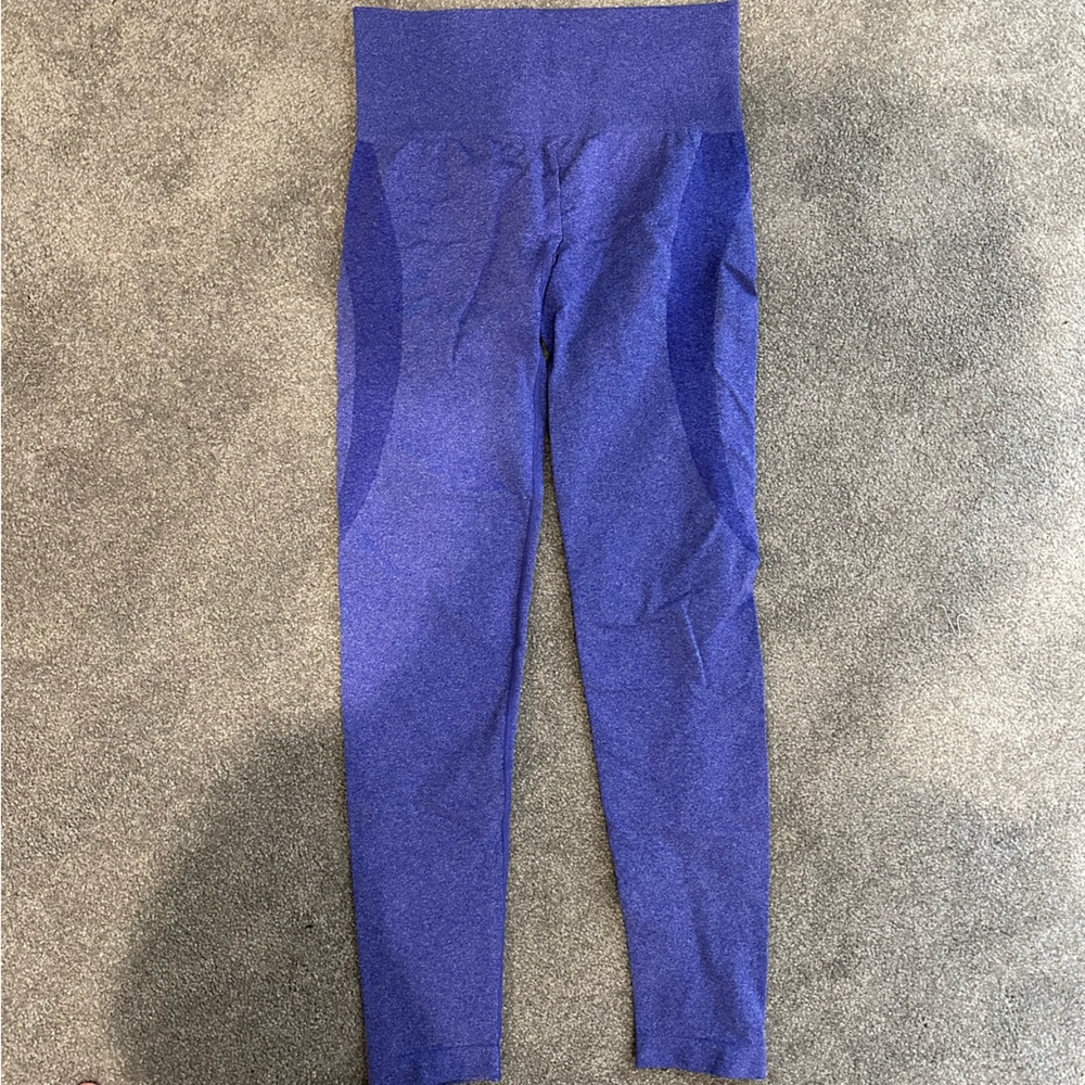 Royal blue NVGTN contour seamless leggings